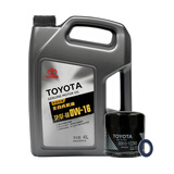 丰田（TOYOTA）广丰原厂纯牌全合成机油0W-16 SP级 4L 小保养套餐 (M3铁滤+垫片)