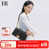HR赫莲娜包包女包小香风单肩斜挎包女士菱格包生日礼物送女友