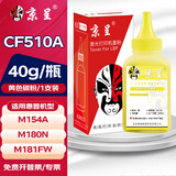 京呈适用惠普HP204A CF510A易加粉硒鼓M154A/nw/M180N M181FW打印机墨盒 黄色碳粉 40g/瓶
