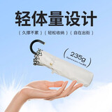 Wpc.蝴蝶结波波伞彩胶遮阳伞防晒伞防紫外线弯钩女小巧晴雨两用太阳伞