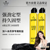 施华蔻（Schwarzkopf）got2b尖钉强力定型发胶250ml*2(定型发胶蓬松喷雾干胶)(新老包装)