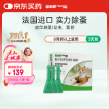 福来恩(FRONTLINE)猫咪实力除蚤法国进口复方驱虫滴剂0.5ml*3支装