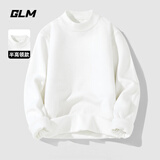 GLM毛衣男秋冬季保暖长袖内搭半高领加厚打底衫男士针织衫