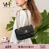 VANESSA HOGAN VH女包茵然系列茵然软包牛皮链条斜挎小方包单肩送女友520礼物