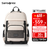 新秀丽（Samsonite）书包初高中生书包男女孩双肩包学生背包青春时尚大学生\NW4 米色*302