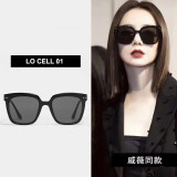 【新链接】户外GM同款墨镜男女通用感新款防晒太阳镜 黑框 E款
