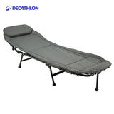 迪卡侬折叠床午休陪护折叠床行军床躺椅露营钓鱼椅办公室午睡-4081660