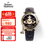 薇薇安·威斯特伍德（Vivienne Westwood）西太后手表女士皮带腕表女生日520送礼物女送女友VV006BKGD
