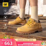 CAT卡特工装鞋皮鞋男士防泼水牛皮轻户外低帮大黄靴P111542N3AMC25 黄色 44