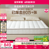 全友家居天然椰棕独立弹簧床垫席梦思床垫子1.8x2米乳胶床垫卧室家具 国民撑腰垫Pro|1.8*2m床垫|20cm