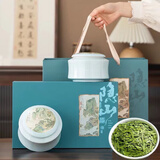 叶龙井茶叶2025新货雨前绿茶浓香型口粮春茶自己喝正品 明前龙井250g[A级高端礼盒+陶瓷盆*2】 茶叶胖东来超市茶叶店官方店旗舰京自药房東營