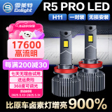 雪莱特（Cnlight）130W超亮R5PRO系列LED大灯H11汽车LED灯泡前照灯近光远光激聚光灯