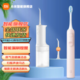 小米（MI） 米家电动冲牙器2 家用洗牙器美牙仪 牙齿冲洗器清洁器 口腔护理  3档模式 专业微气泡喷嘴长续航 米家电动冲牙器2+粉色扫振电动牙刷套装