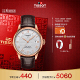 天梭（TISSOT）瑞士手表 力洛克系列腕表 皮带机械男表 T006.407.36.033.00