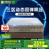 雅兰床垫品牌前十名天然乳胶独立弹簧床垫子1.8x2米 深睡智享 深睡奢享版【24cm】三区释压支撑 1.5米x2米