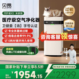 贝昂无耗材空气净化器专业除过敏原消毒杀菌除甲醛除烟味家用空气消毒机 【除过敏原认证】X3M米家版 