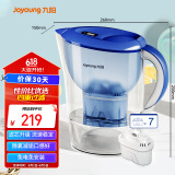 九阳（Joyoung）过滤净水器 家用滤水壶 净水壶 3.5L(蓝色）四重过滤 智能换芯提醒 B05E一壶7芯