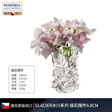 BOHEMIA捷克进口水晶玻璃花瓶透明插花欧式现代桌面居家小号摆件办公室 GLACIER小花瓶 9.8cm