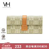 VANESSA HOGAN VH女包牧格PVC钱包钱夹长款皮夹多功能手拿包卡包女士520礼物