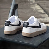 耐克（NIKE）男鞋板鞋 2025新款夏季时尚运动鞋舒适耐磨低帮运动休闲鞋滑板鞋 COURT VISION/白棕 热销主推 42