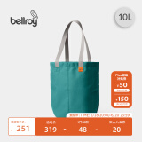 Bellroy澳洲 City Tote 10L 春季新款乐游托特包可折叠便携购物袋单肩包 松石绿 10L