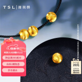 谢瑞麟（TSL）黄金转运珠足金路路通百单品不含手绳YS009 约0.25g