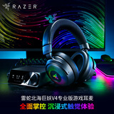 雷蛇（Razer）北海巨妖V4专业版Pro 头戴式无线蓝牙电竞游戏耳机耳麦 RGB灯效 THX空间音效 CSGO 适配三角洲行动
