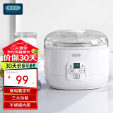 OIDIRE 全自动家用酸奶机  多功能可调米酒模式纳豆模式 不锈钢内胆可智能定时多功能 酸奶机 ODI-SA13 白色带陶瓷分杯