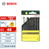 博世（BOSCH）金属麻花钻头套装（13件套）HSSR(不同长度)