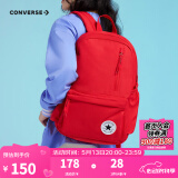 匡威（Converse）学生书包新款双肩包经典款大容量男女旅行包初高中生男女通用背包 学院红 M【30*11.5*44cm 约15L】
