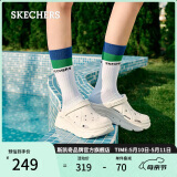 斯凯奇（Skechers）母亲节礼物洞洞鞋女士夏季外穿泡泡鞋透气凉拖一脚蹬沙滩鞋111127