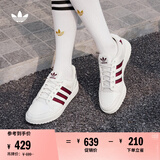 adidas NY 90 STRIPES经典运动板鞋男女春季新款阿迪达斯三叶草 汉玉白/红色/金色     38