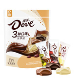 德芙士力架官方旗舰店392g享乐袋装香浓牛奶丝滑黑巧奶香巧克力 德芙392g混合口味巧克力*1