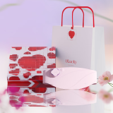ULUCKY灰绷带暖腰带大姨妈神器经期缓解热敷暖宝宝生理期送女友520礼物 【曼塔紫】520礼盒