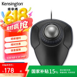 肯辛通（Kensington） 轨迹球 人体工学鼠标 家用办公设计 PS制图鼠标 带控制环 适用于华硕联想惠普苹果 黑色 K75327