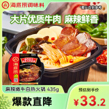 海底捞自热火锅方便速食免煮速食麻辣嫩牛火锅滑雪出游零食435g