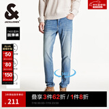 杰克·琼斯（JACK&JONES）春夏季男装牛仔裤男弹力修身裤子男百搭男裤休闲男士牛仔裤四季款 E39 牛仔蓝 29 170 W29/L30