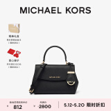 MICHAEL KORS迈克高仕 MK 【母亲节礼物】 Ava 超小号皮质手提包单肩斜挎包 黑色 001 NS