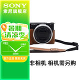 索尼（SONY）索尼微单相机 摄像机适用 2（京仓） E10皮套+腕带套装（棕色）新