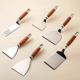 onlycook不锈钢煎铲 提拉米苏专用铲甜品铲 铁板烧平铲料理铲煎饼果子铲