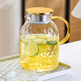 忆壶茶（YIHUTEA）凉水壶耐高温玻璃冷水壶大容量烧水壶家用凉白开花茶饮料泡茶壶 耐-20°-150°：可煮凉水壶1.8L