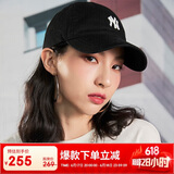 MLB棒球帽子夏季【女明星虞书欣同款】鸭舌帽软顶帽3ACP7701N-50BKS