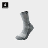 KAILAS男款踏雪中帮徒步袜KH2401101 穹灰 M 