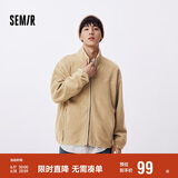 森马（Semir）夹克男冬抗静电外套摇粒绒情侣上衣109724108203