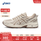 亚瑟士ASICS女鞋越野跑鞋运动鞋减震跑步鞋  GEL-VENTURE 6 米灰色/白色 39