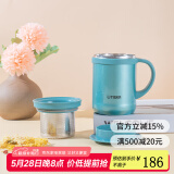 虎牌（TIGER）保温杯 办公型不锈钢真空杯茶滤网杯 水杯CWM-A035 350ml 高光银蓝AM 350ml
