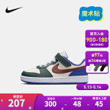 NIKE 耐克男女童休闲板鞋COURT BOROUGH魔术贴易穿脱儿童运动童鞋 DV5457-300 28 【建议脚长17cm】