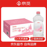 京觅长白山天然矿泉水(适合婴幼儿水)饮用水 宝宝水1L*12瓶 整箱