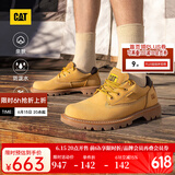 CAT卡特工装鞋皮鞋男士防泼水牛皮轻户外低帮大黄靴P111542N3AMC25 黄色 44
