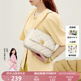 纽芝兰（NUCELLE）包包女款2025ck腋下链条轻奢小香风菱格单肩斜挎包生日礼物送老婆
